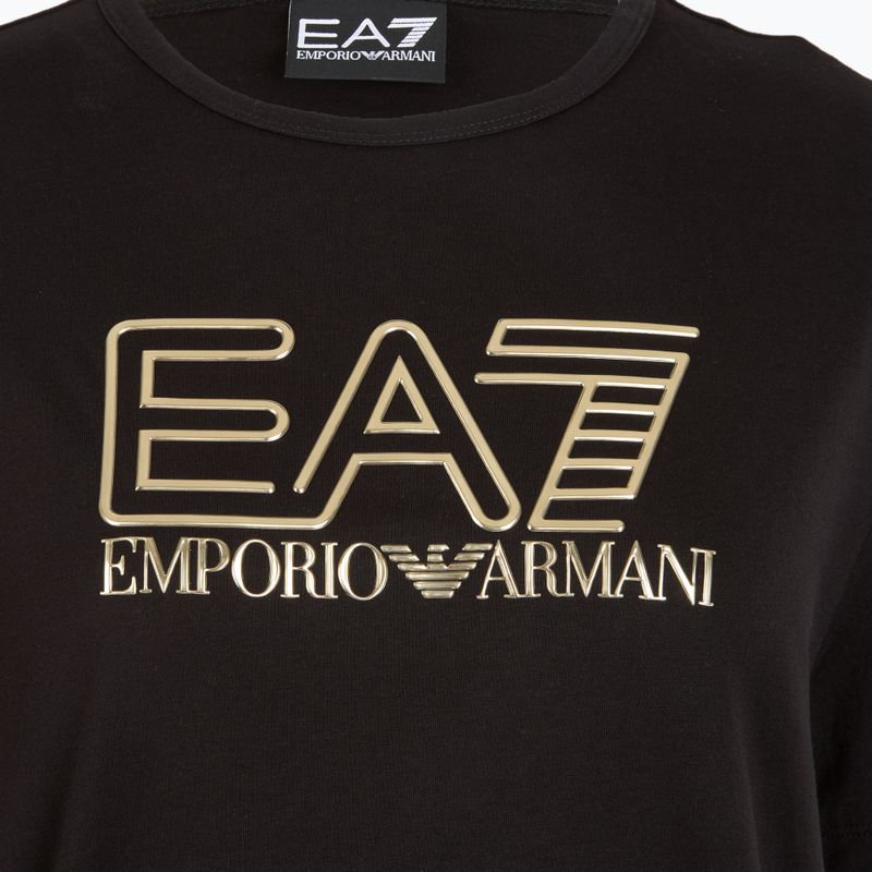 Tricou pentru femei EA7 Emporio Armani Train Visibility black/gold 3