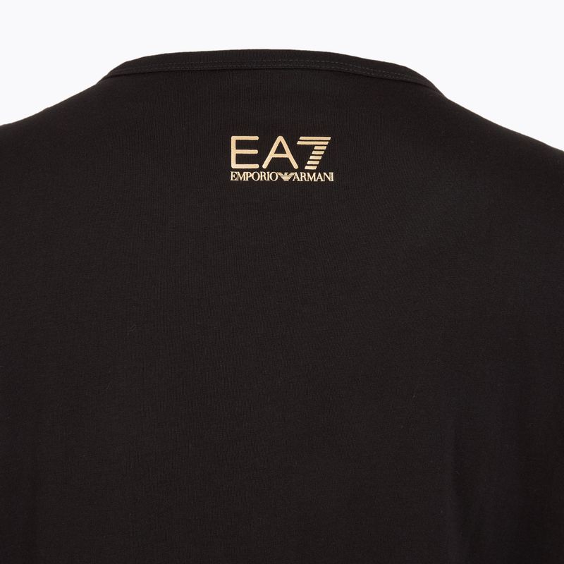 Tricou pentru femei EA7 Emporio Armani Train Visibility black/gold 4
