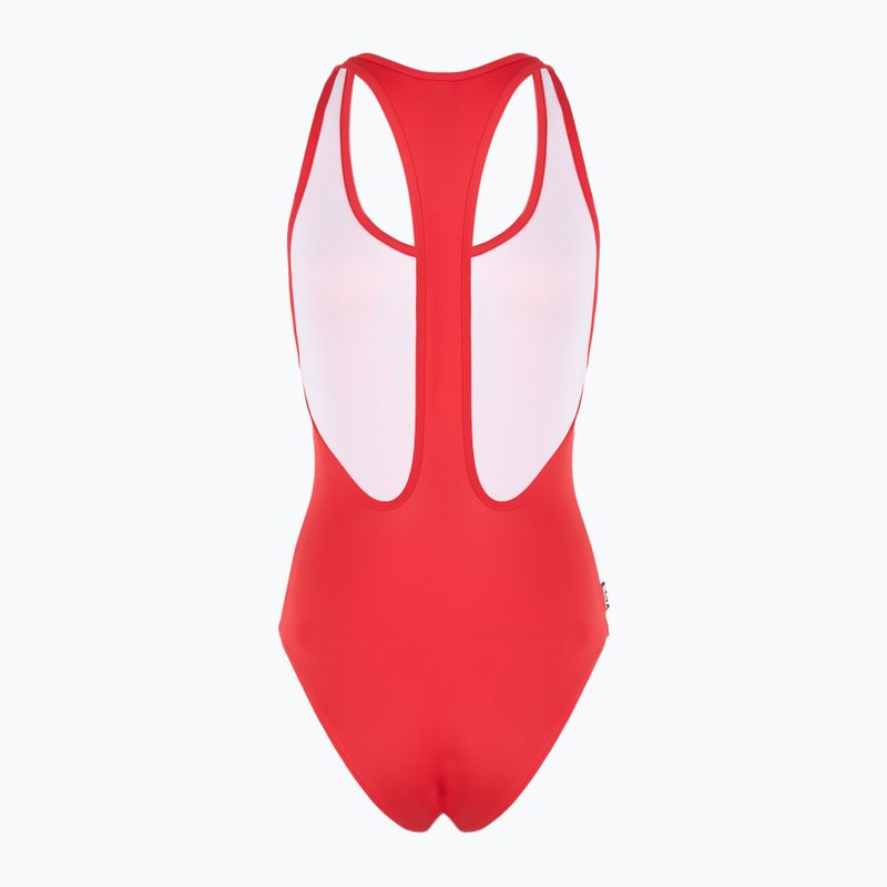 Costum de baie dintr-un element pentru femei EA7 Emporio Armani Maxi Logo One Piece racing red 2