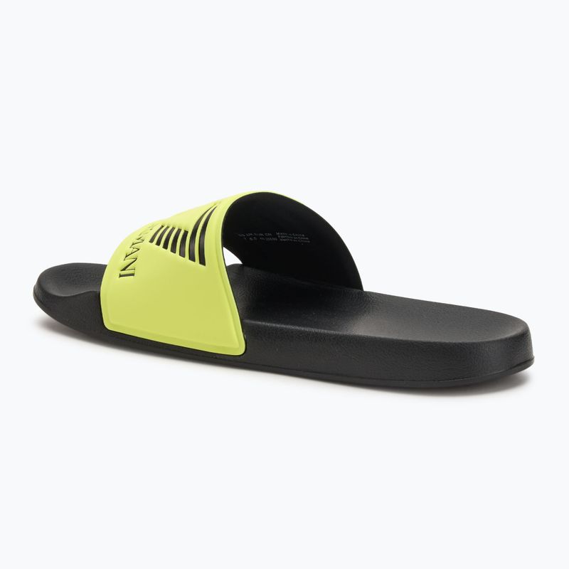 Papuci EA7 Emporio Armani Water Sports Visibility yellow flueo / black 3