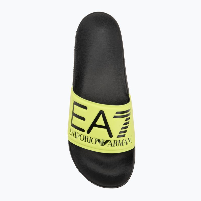 Papuci EA7 Emporio Armani Water Sports Visibility yellow flueo / black 5