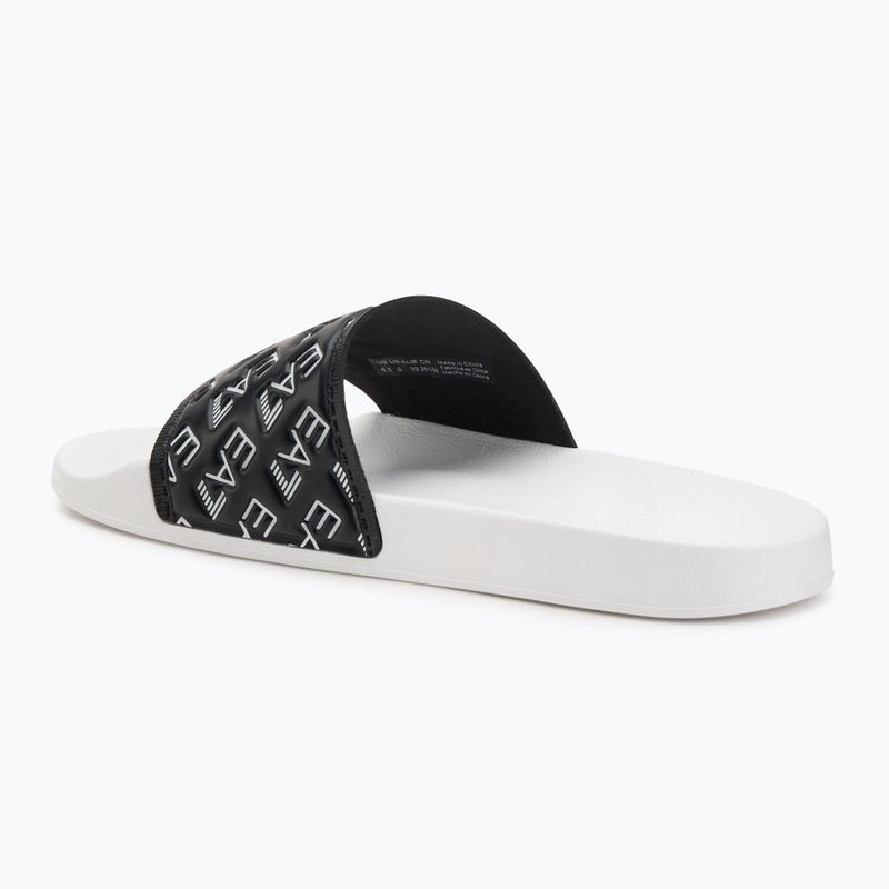 Papuci EA7 Emporio Armani Water Sports All Over black / white 3