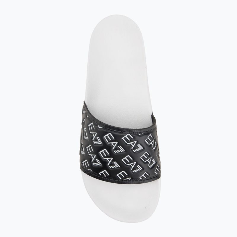 Papuci EA7 Emporio Armani Water Sports All Over black / white 5