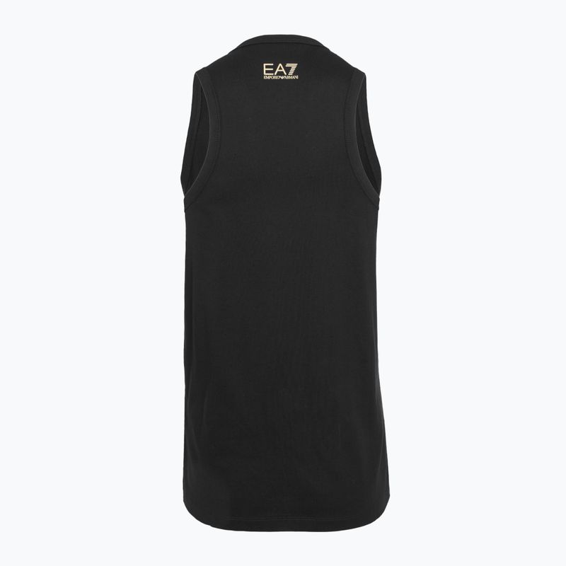 Tricou pentru femei EA7 Emporio Armani Train Visibility Tank black/gold 2