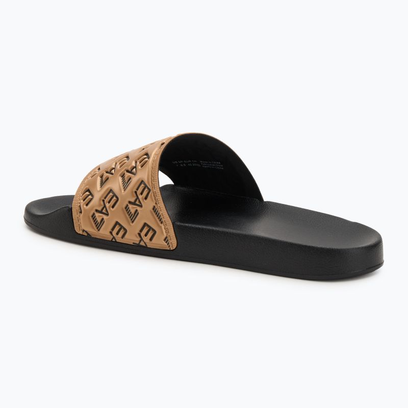 Papuci EA7 Emporio Armani Water Sports All Over black / gold 3