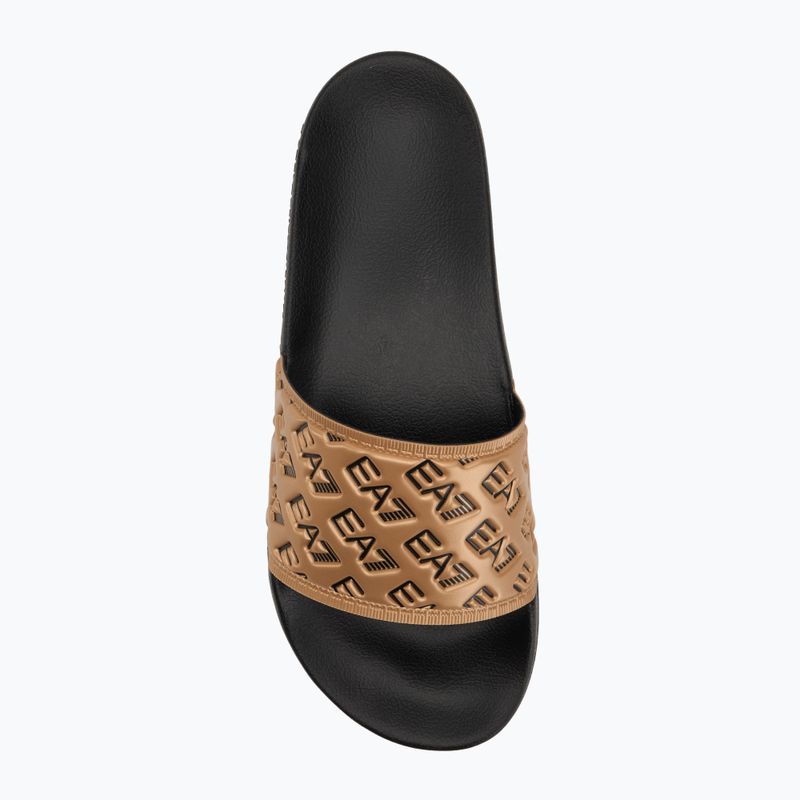 Papuci EA7 Emporio Armani Water Sports All Over black / gold 5