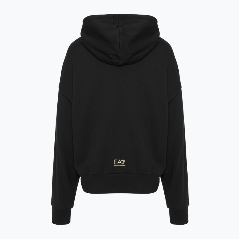 Trening pentru femei EA7 Emporio Armani Train Visibility Tracksuit HO CH FZ black/gold 4