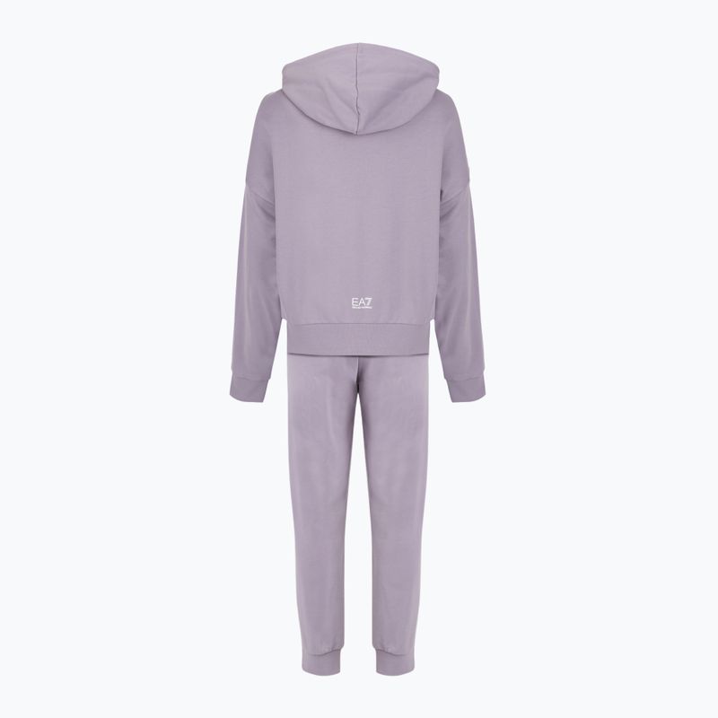 Trening pentru femei  EA7 Emporio Armani Train Visibility Tracksuit HO CH FZ lavender grey 2
