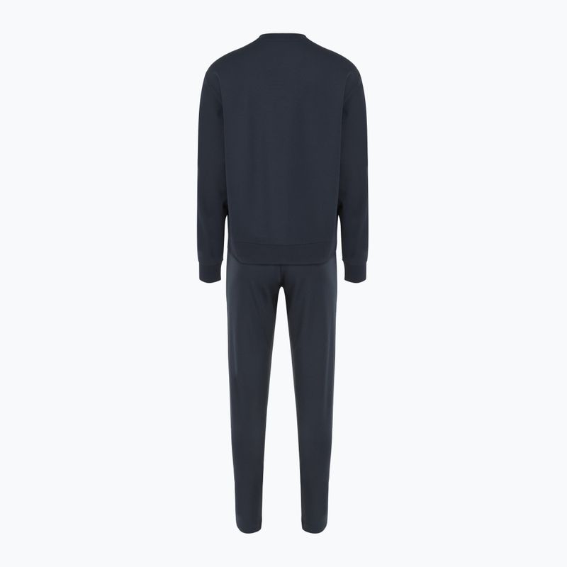 Trening pentru femei EA7 Emporio Armani Train Tracksuit MaxiLogo armani blue 2