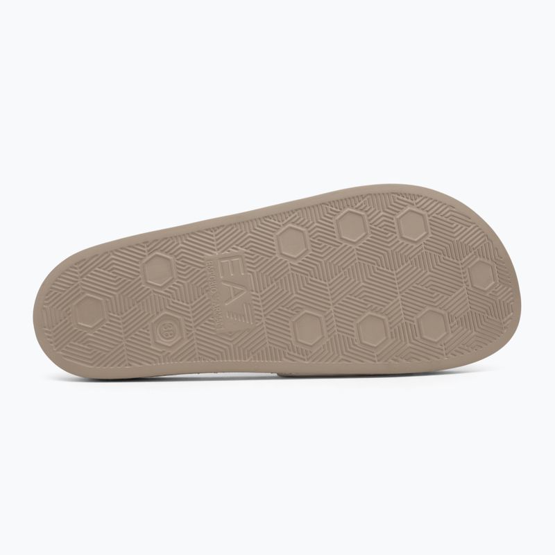 Papuci EA7 Emporio Armani Water Sports Visibility cobblestone / silver birch 4