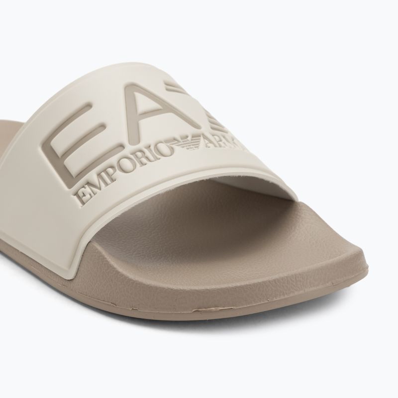 Papuci EA7 Emporio Armani Water Sports Visibility cobblestone / silver birch 7