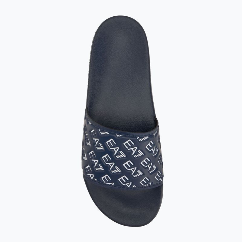 Papuci EA7 Emporio ArmaniWater Sports All Over navy / white 5