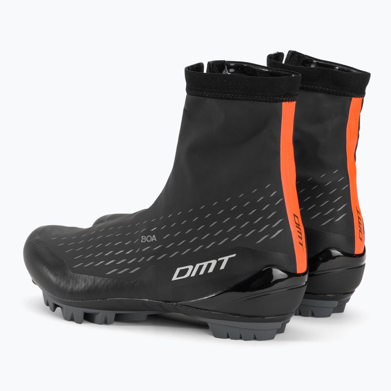 Pantofi de ciclism MTB pentru bărbați DMT WKM1 negru/portocaliu 3