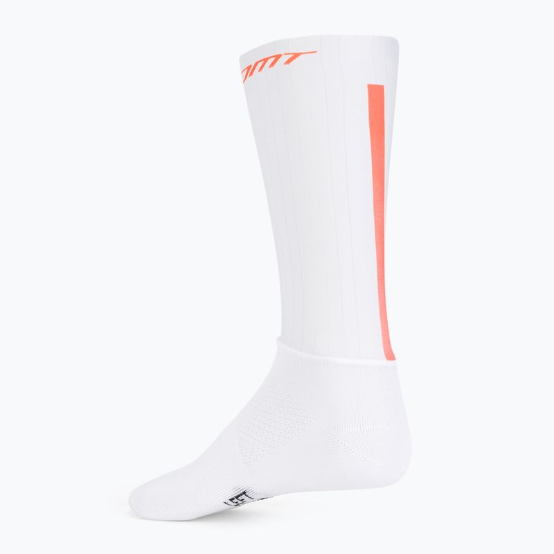 Șosete de ciclism DMT Aero Race albe 0051 2
