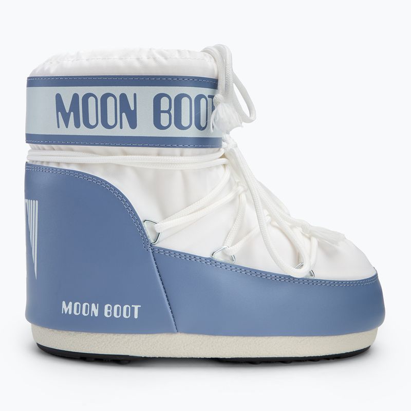 Ghete pentru femei Moon Boot Icon Low Nylon elephant grey/white 2