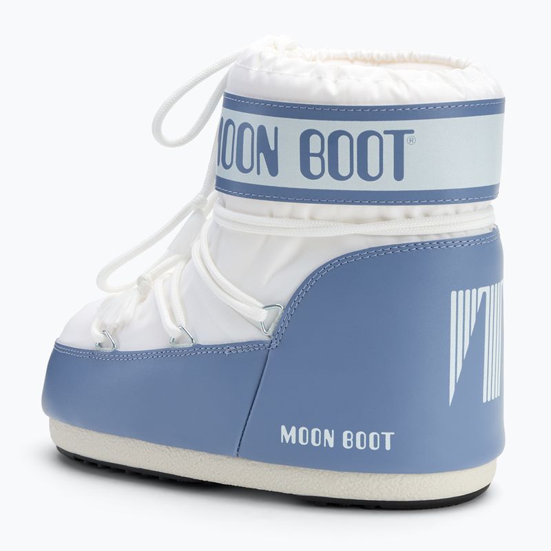 Ghete pentru femei Moon Boot Icon Low Nylon elephant grey/white 3