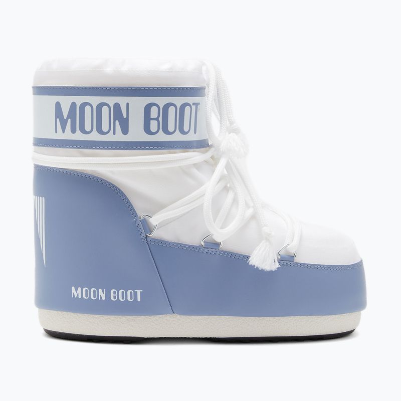 Ghete pentru femei Moon Boot Icon Low Nylon elephant grey/white 8