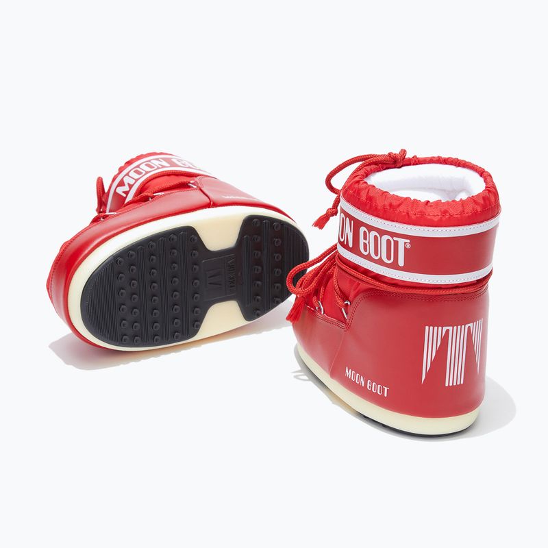 Ghete de zăpadă pentru femei  Moon Boot Icon Low Nylon red 3