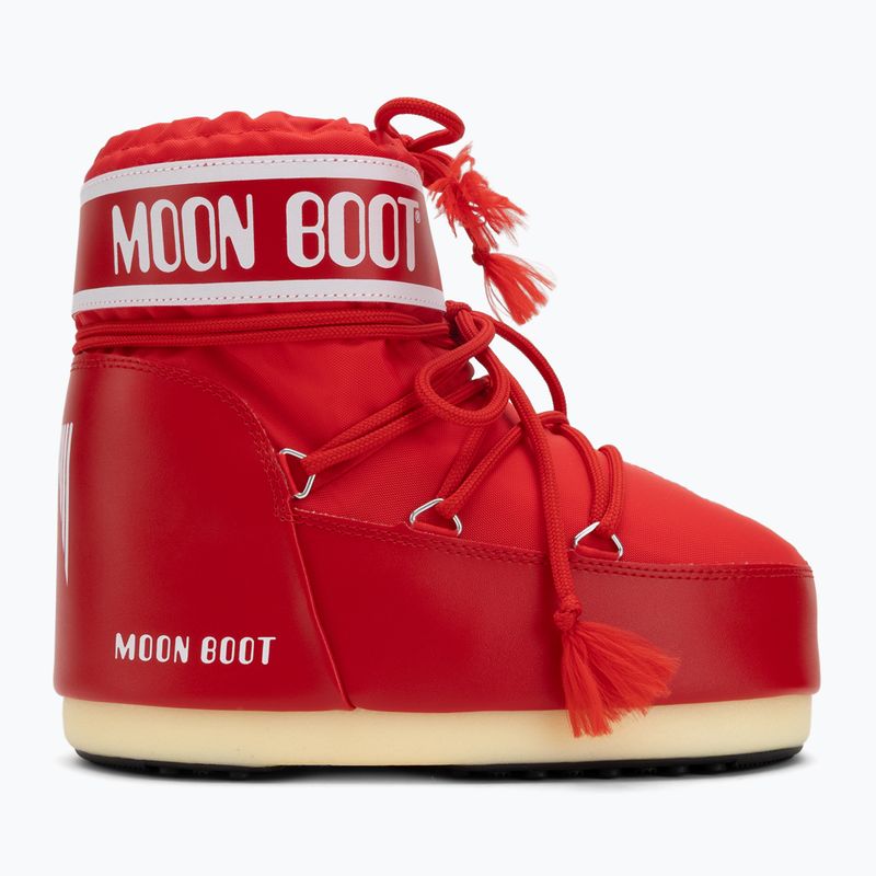 Ghete de zăpadă pentru femei  Moon Boot Icon Low Nylon red 2