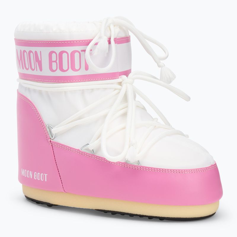 Ghete de zăpadă pentru femei  Moon Boot Icon Low Nylon pink/white