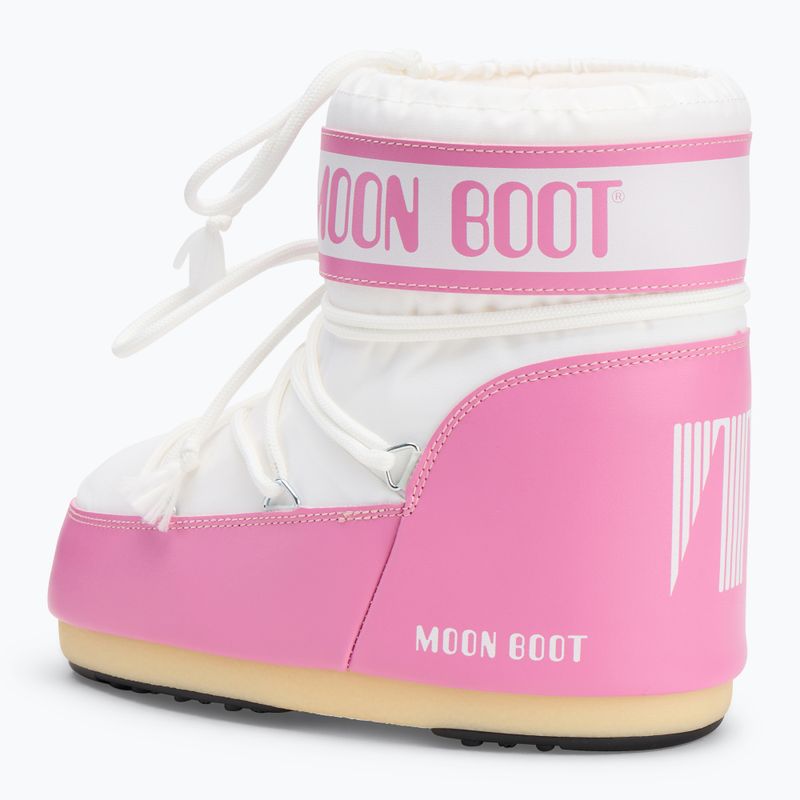 Ghete de zăpadă pentru femei  Moon Boot Icon Low Nylon pink/white 3