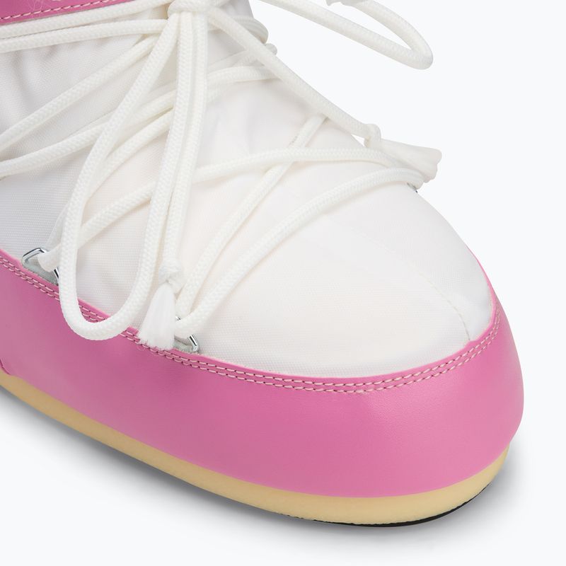Ghete de zăpadă pentru femei  Moon Boot Icon Low Nylon pink/white 7