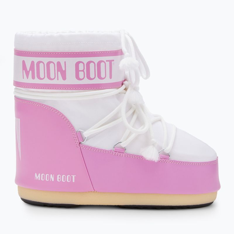 Ghete de zăpadă pentru femei  Moon Boot Icon Low Nylon pink/white