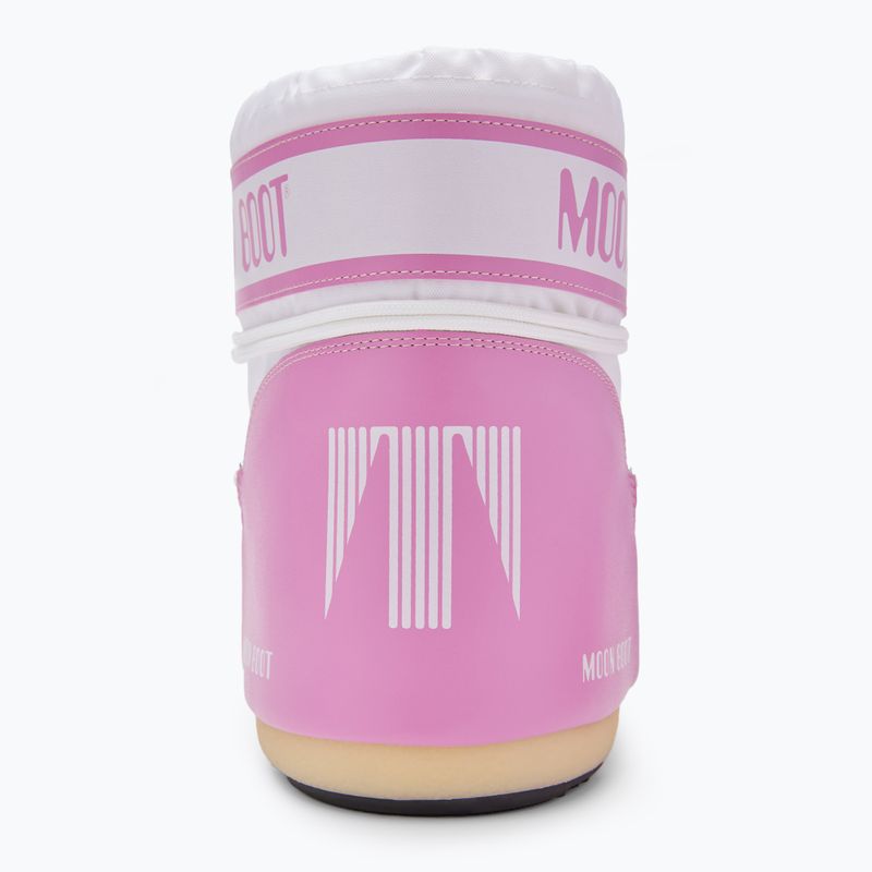 Ghete de zăpadă pentru femei  Moon Boot Icon Low Nylon pink/white 2