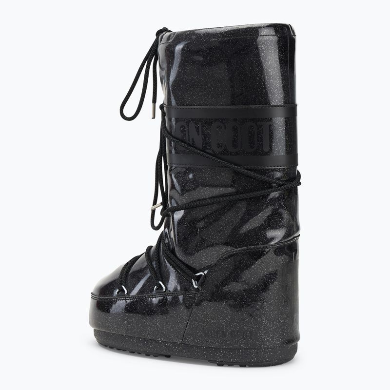 Ghete de zăpadă Moon Boot Icon Glitter black 3