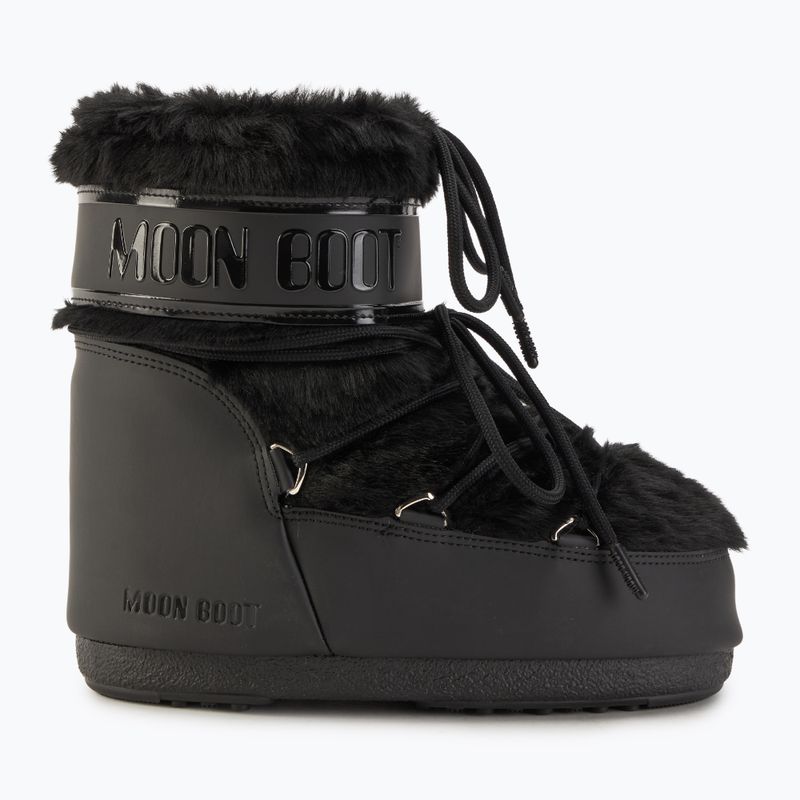 Ghete de zăpadă pentru femei  Moon Boot Icon Low Faux Fur black 2