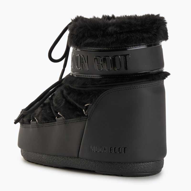 Ghete de zăpadă pentru femei  Moon Boot Icon Low Faux Fur black 3