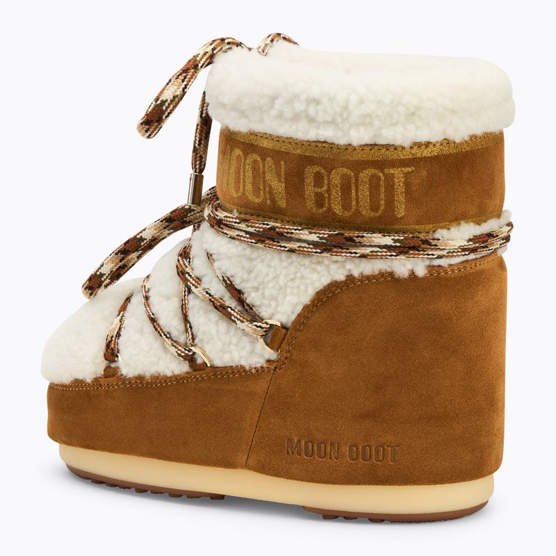Ghete de zăpadă pentru femei  Moon Boot Icon Low Shearling whisky/off white 3