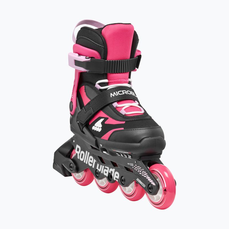 Role pentru copii cu protecții Rollerblade Microblade Combo Jr black/pink 2