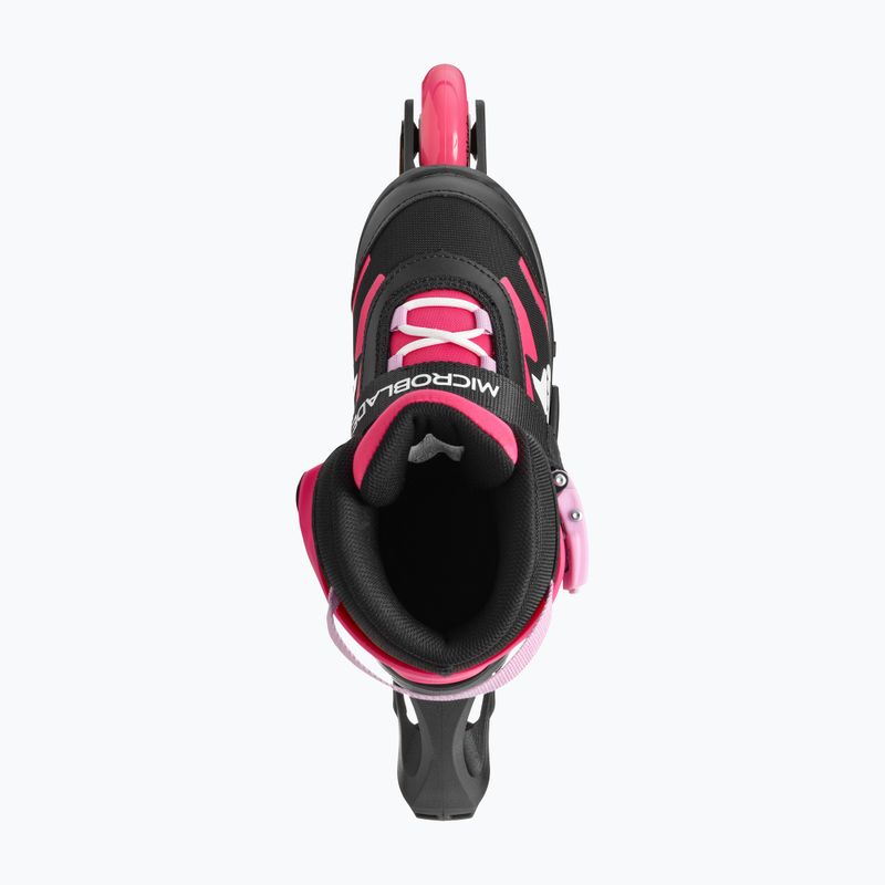 Role pentru copii cu protecții Rollerblade Microblade Combo Jr black/pink 5