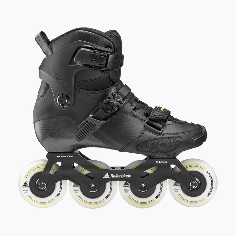 Role pentru bărbați Rollerblade Crossfire LX black/lime 2