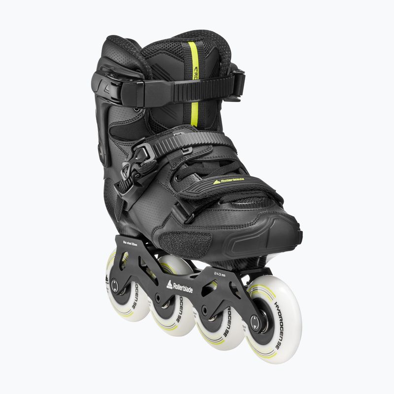 Role pentru bărbați Rollerblade Crossfire LX black/lime 5