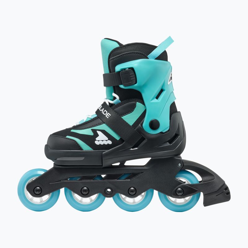 Role pentru copii  Rollerblade Microblade Jr black/light blue 4