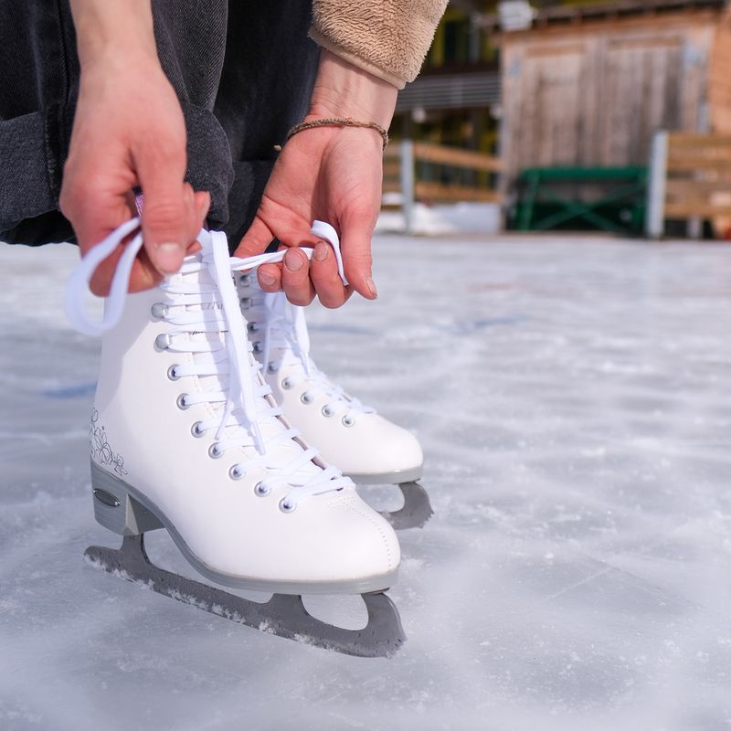 Patine artistice pentru femei Bladerunner Aurora W white/silver 8