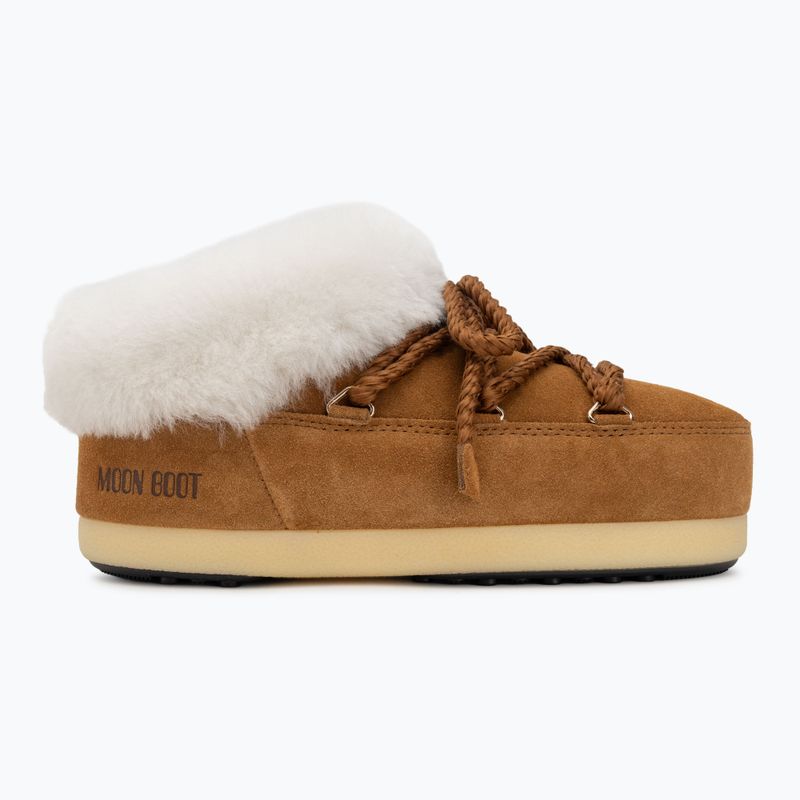 Ghete de zăpadă pentru bărbați  Moon Boot Evx Mule Suede cognac/natural 2