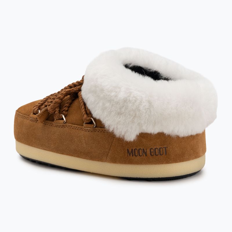 Ghete de zăpadă pentru bărbați  Moon Boot Evx Mule Suede cognac/natural 3