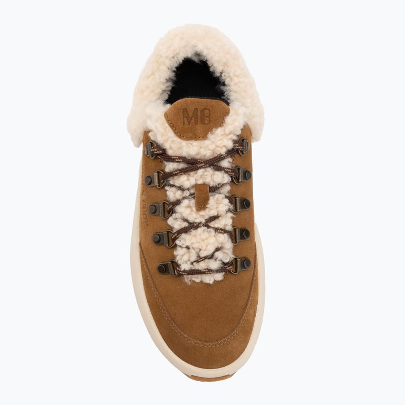 Ghete de zăpadă pentru femei  Moon Boot Moon247 City Shearling cognac 5