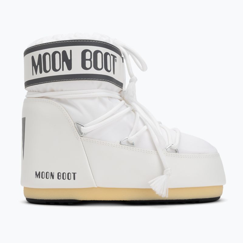 Ghete pentru femei Moon Boot Icon Low Nylon white mono 2