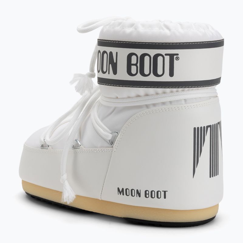 Ghete pentru femei Moon Boot Icon Low Nylon white mono 3