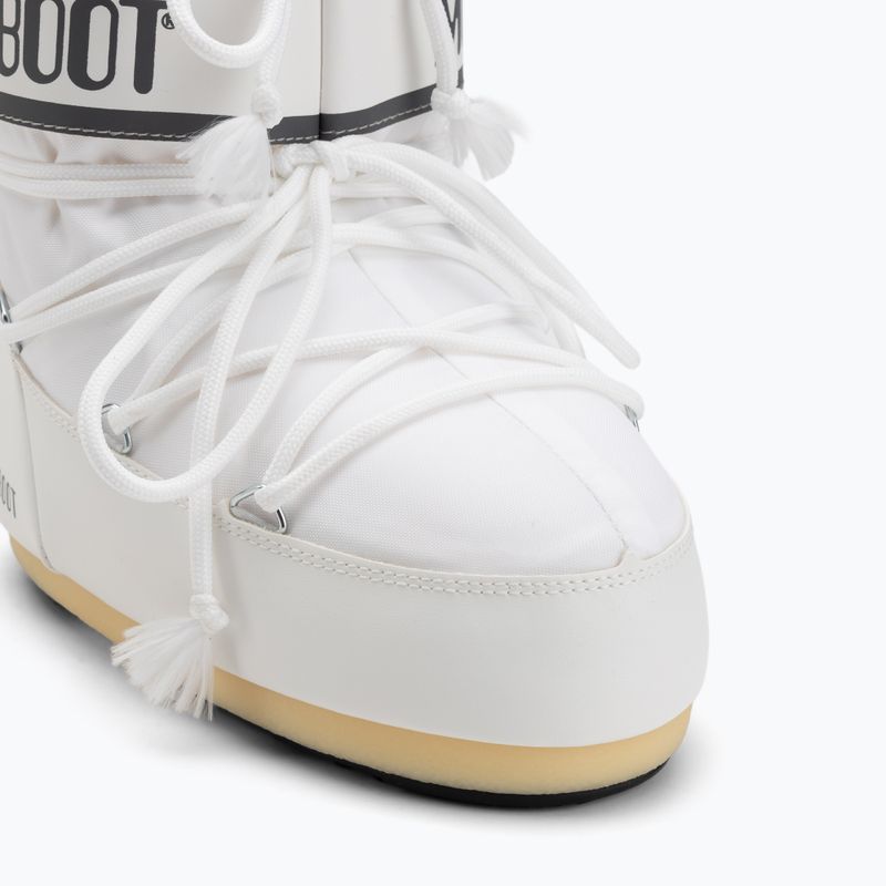Ghete pentru femei Moon Boot Icon Low Nylon white mono 7