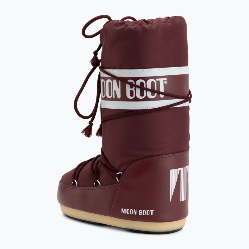 Ghete pentru femei Moon Boot Icon Nylon burgundy 3