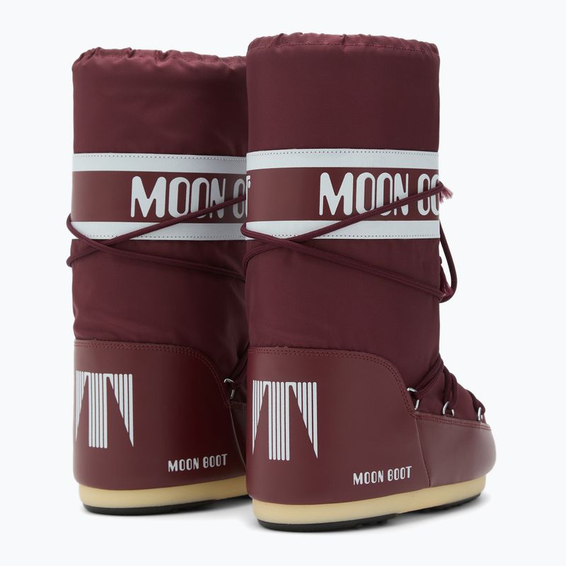 Ghete pentru femei Moon Boot Icon Nylon burgundy 2