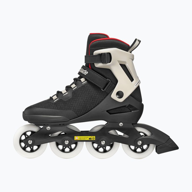 Role pentru bărbați Rollerblade Macroblade 84 black/sand/red 3
