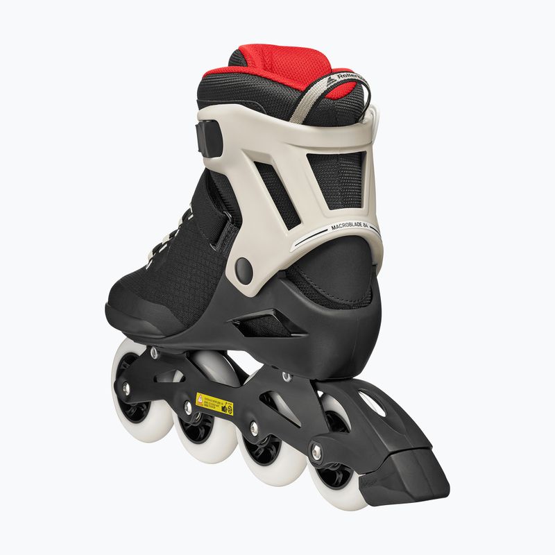 Role pentru bărbați Rollerblade Macroblade 84 black/sand/red 5