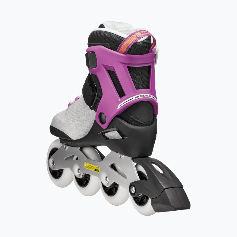 Role pentru femei Rollerblade Macroblade 84 W light grey/violet/orange 6
