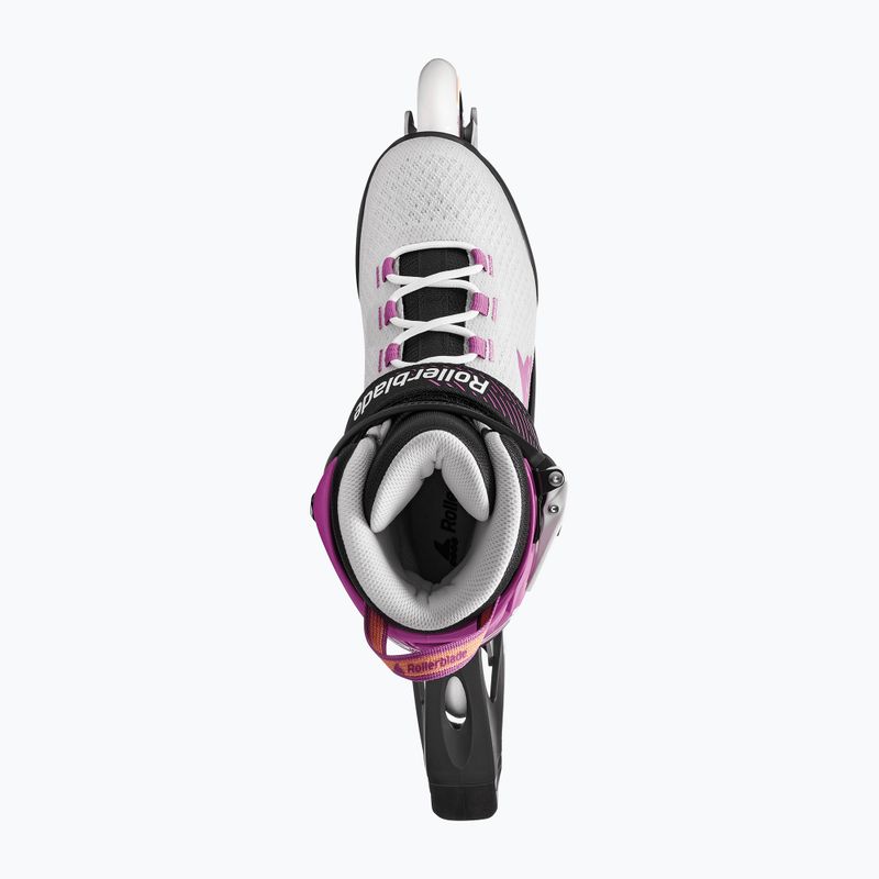 Role pentru femei Rollerblade Macroblade 84 W light grey/violet/orange 7